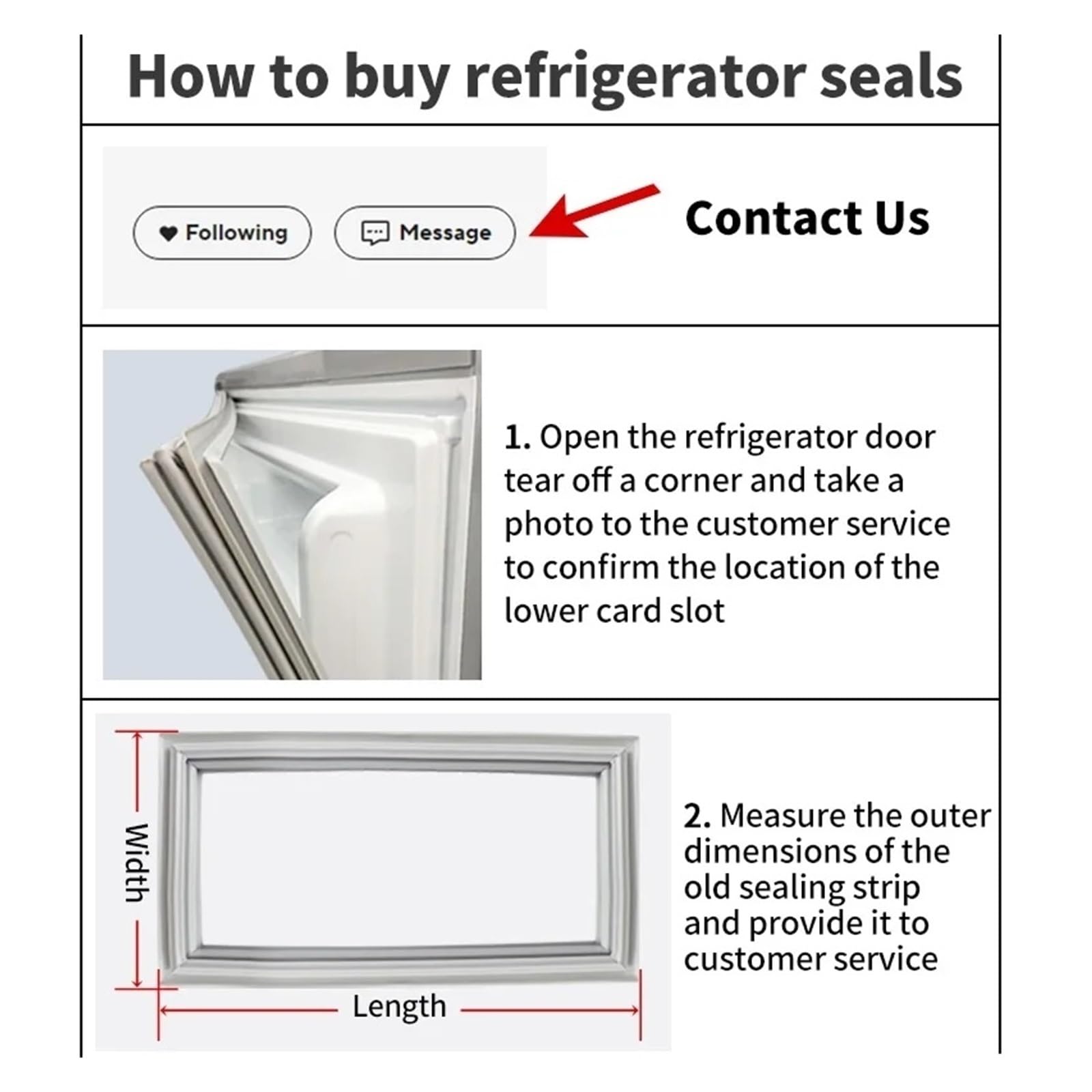1-11m personalizar refrigerador doméstico congelador y puerta de gabinete comercial tira de junta tira de sellado de goma sello de refrigerador congelador(3m)