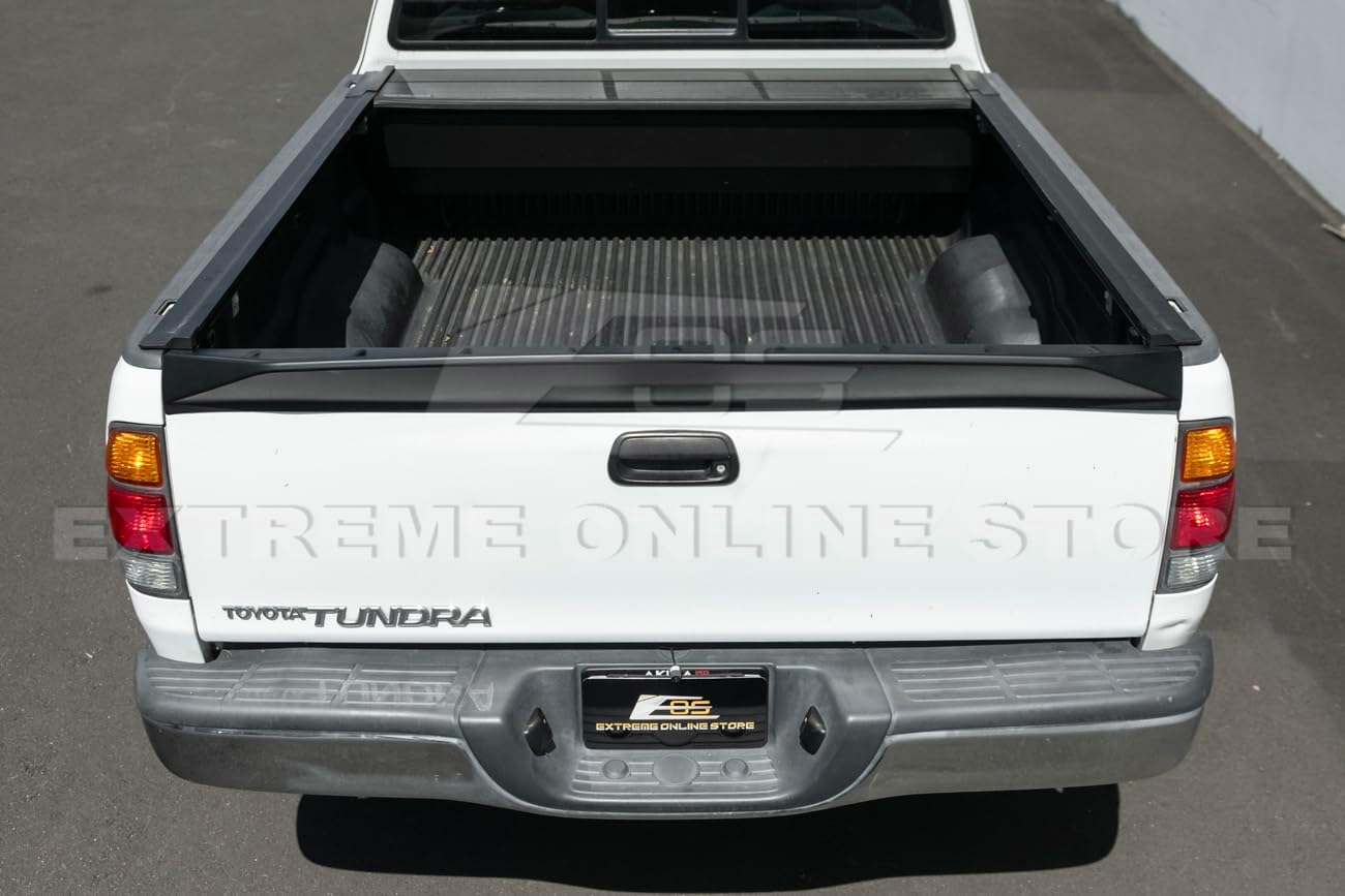 Replacement for 2001-2006 Toyota Tundra Models Street Series ABS Plastic - Matte Black Rear Trunk Lid Wing Tailgate Spoiler SPOILER-1168-ABS