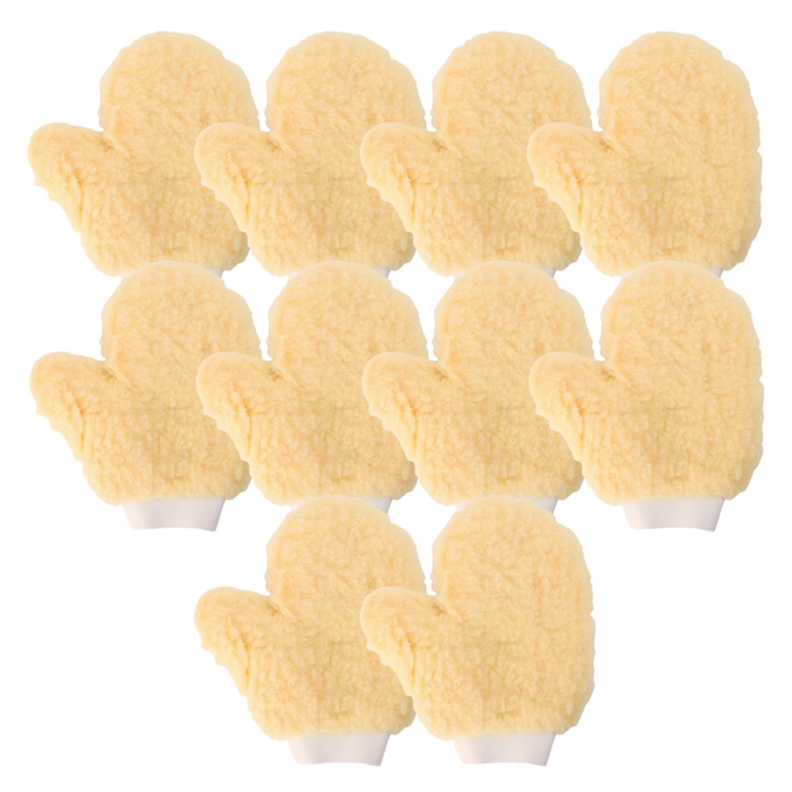 Doppelseitiger Autowaschhandschuh mit elastischem Bündchen Für die Autoreinigung | Chenille-Mikrofaserhandschuh, kratzfreies, automatisches Reinigungswerkzeug mit hoher Saugfähigkeit(Chenille - 10pcs)
