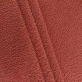 Strick-Fleece-Stoff, 150 cm breit, Teddy-Samtstoff, Meterware, flauschiger Plüsch, DIY, handgefertigt, Polstermaterial für Puppen-Überwurf, Stoffherstellung (rot)