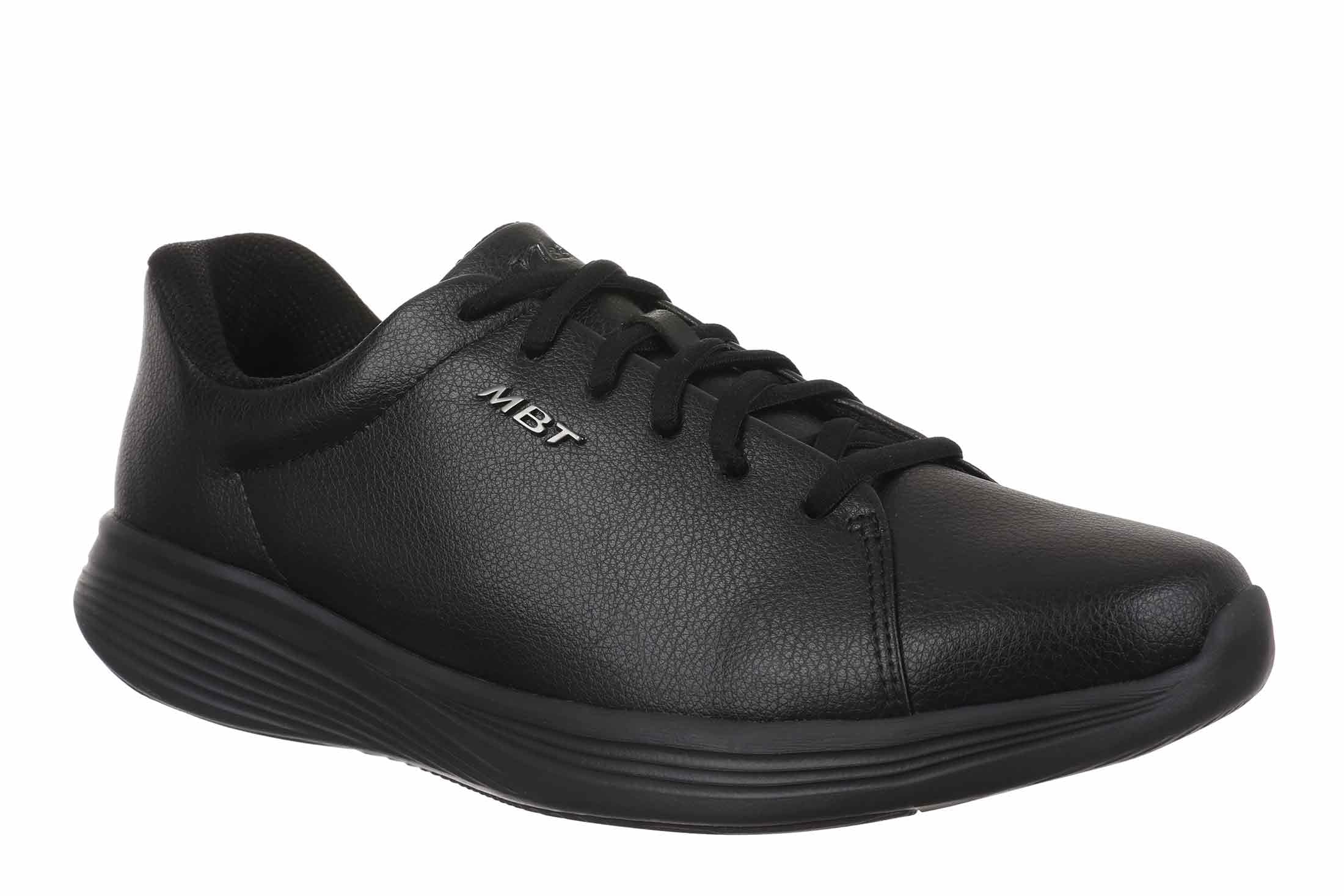 MBT SF-4000 Zapatillas de Mujer. Deportivas Caminar Anatómicas y Cómodas. Calzado Fisiológico de Confort y Estabilidad con Suela Balancín. Color Negro