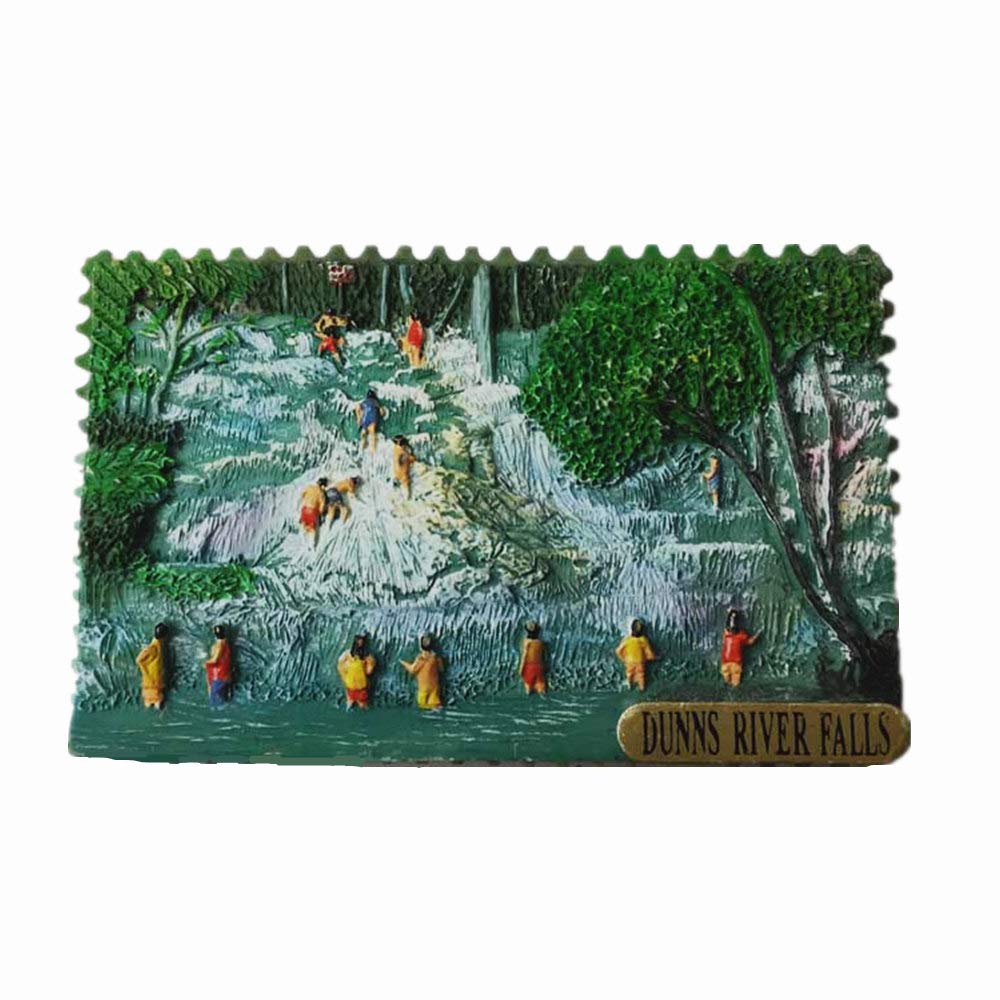 3D Dunns River Falls Jamaica North America fridge magnet souvenir gift,Home & kitchen decoration magnetic sticker refrigerator magnet