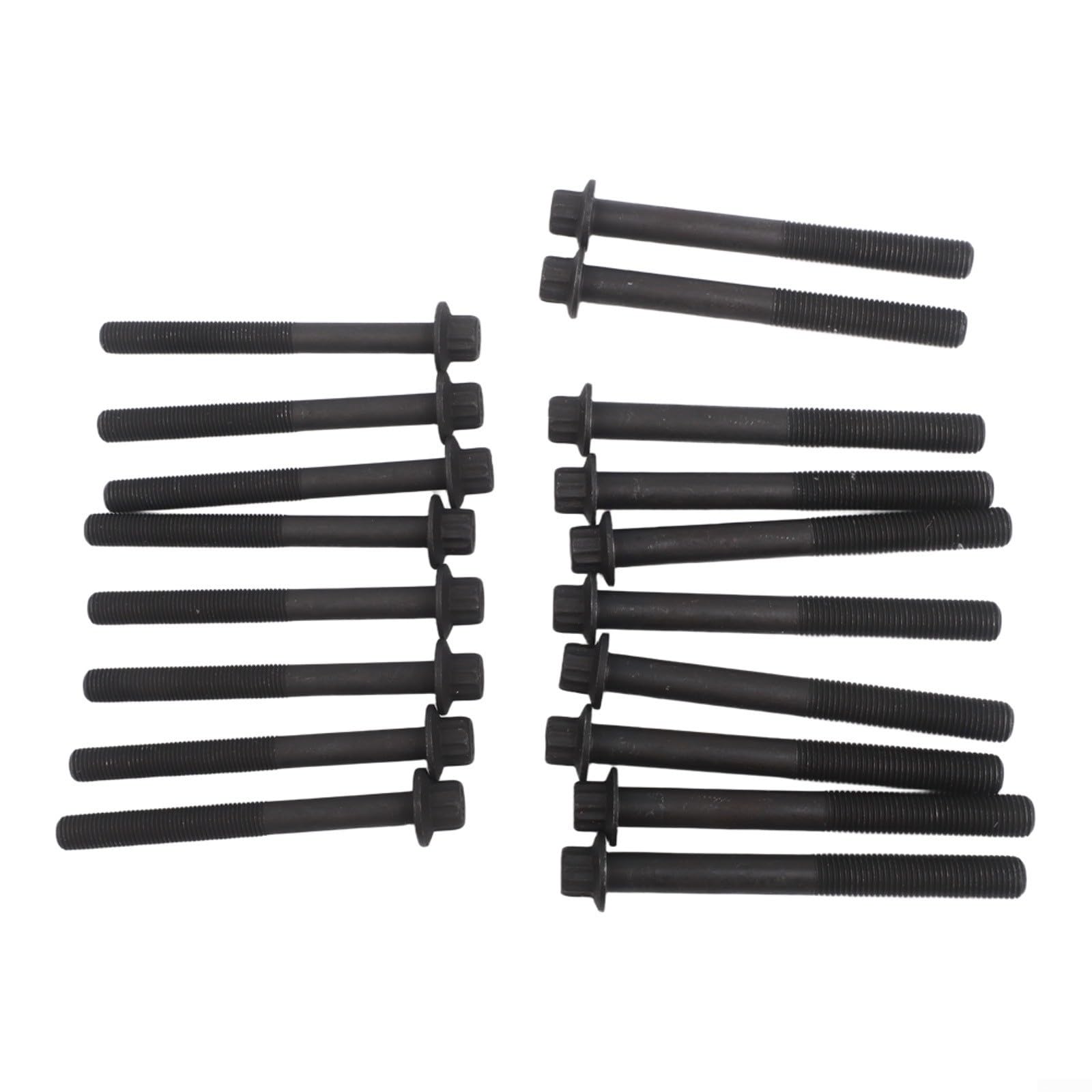 ZiStarlilife - Set di 18 bulloni a testa cilindrica per Ford per pick-up RANGER e MAZDA B2500 25TD, elementi di fissaggio ad alta resistenza in acciaio al carbonio per motori diesel WL e WL-T, kit di