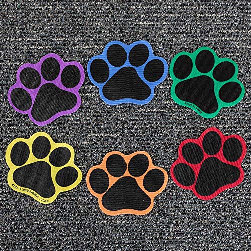 Marqueurs pour salle de classe de 12,7 cm en 6 couleurs pour tapis scolaires