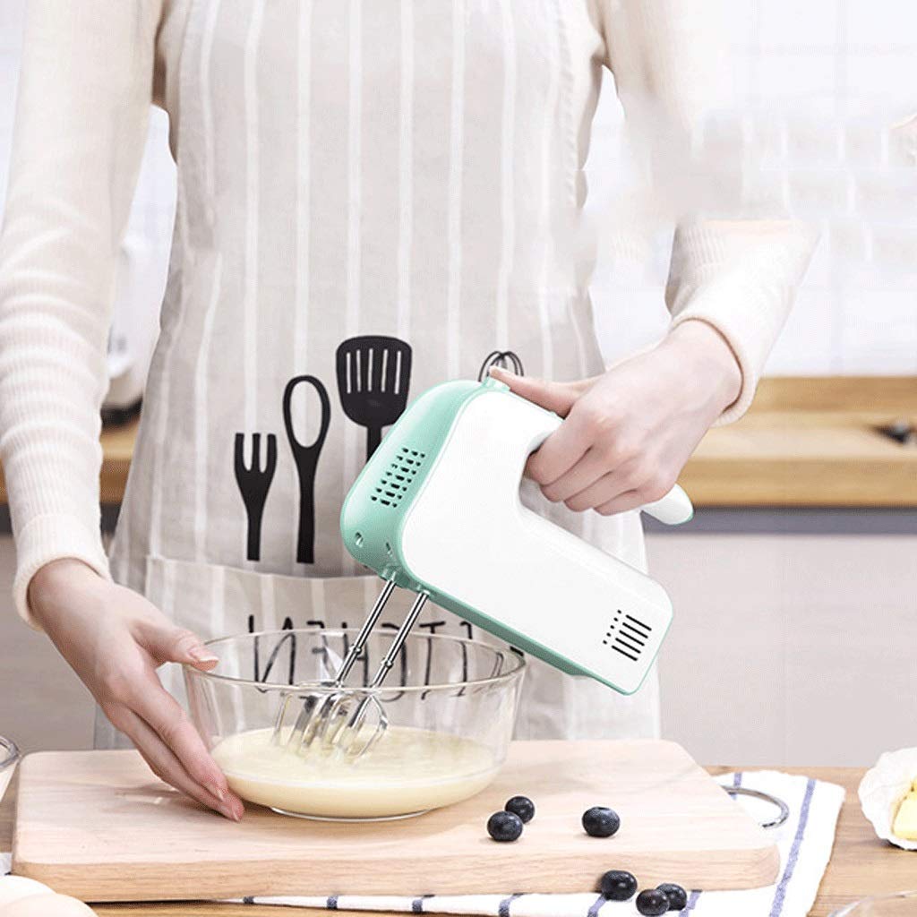 Batidor eléctrico, batidora de Huevos, licuadora de Alimentos, procesador, batidor de Mantequilla, Mini agitador de Masa de Mano, agitador para Hornear Pasteles de Cocina
