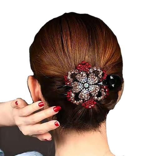 Miniatura 5 de Pinzas para el cabello con cristales de purpurina y diamantes de imitación, pinzas para el cabello, pasadores, horquillas, accesorios para el