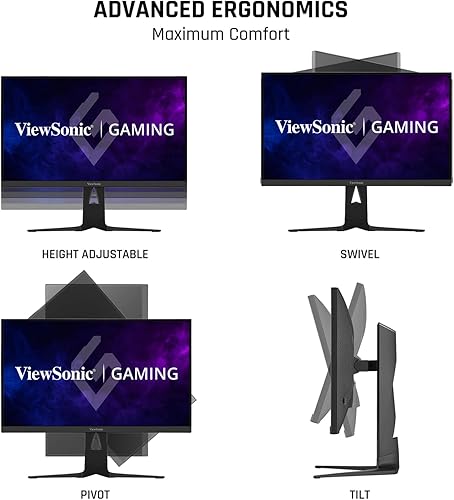 Miniatura 5 de ViewSonic XG2736-2K Monitor de juegos IPS de 27 pulgadas 1440p con 240Hz, FreeSync Premium de 0.5 ms, compatible con NVIDIA G-Sync, iluminación RGB,