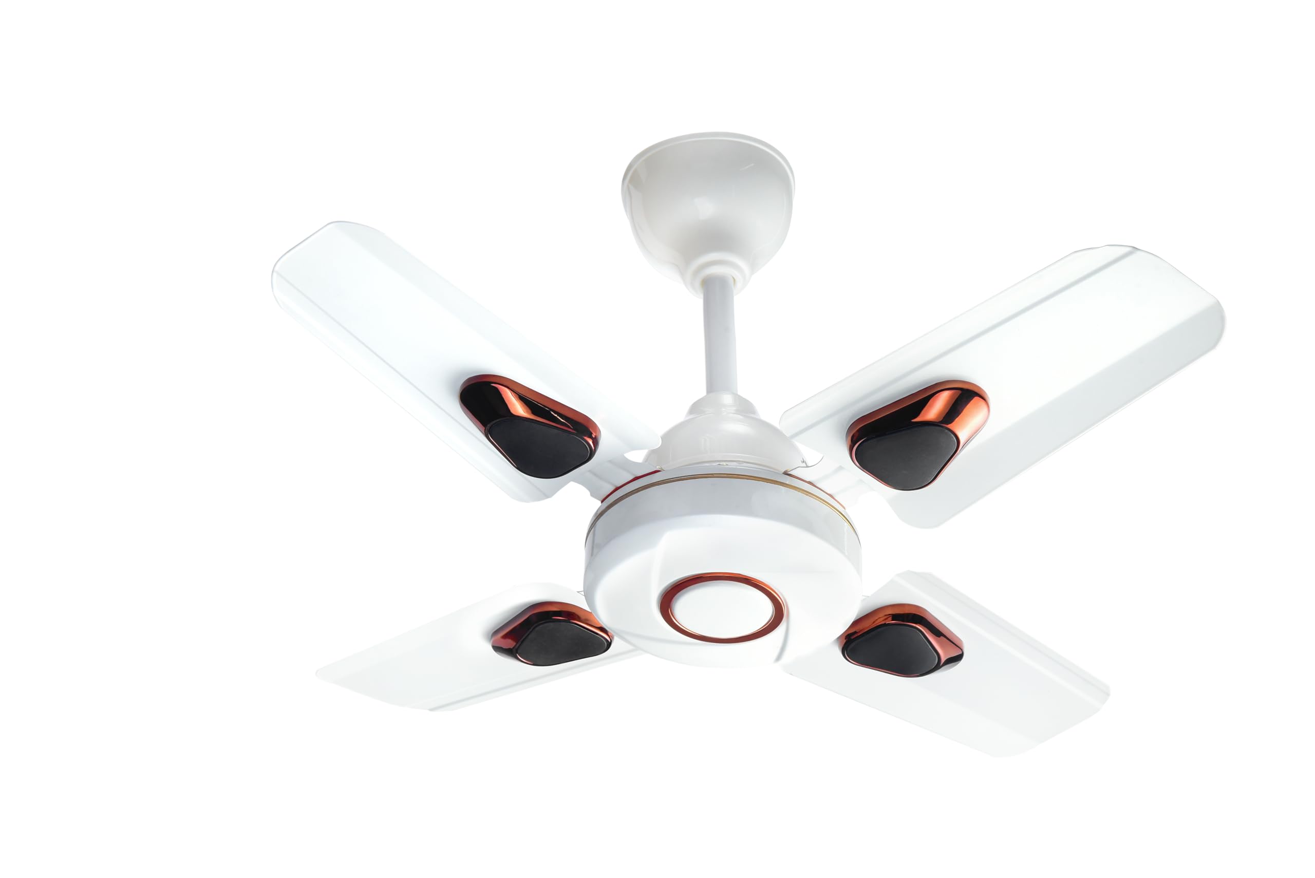 ELMONT DELUXE 600 mm / 24 Inch High Speed 4 Blade White Ceiling Fan Suitable for Balcony/Small Room Kitchen/Veranda/TOILET (B0CSDRL4FV) Amazon Price History, Amazon Price Tracker