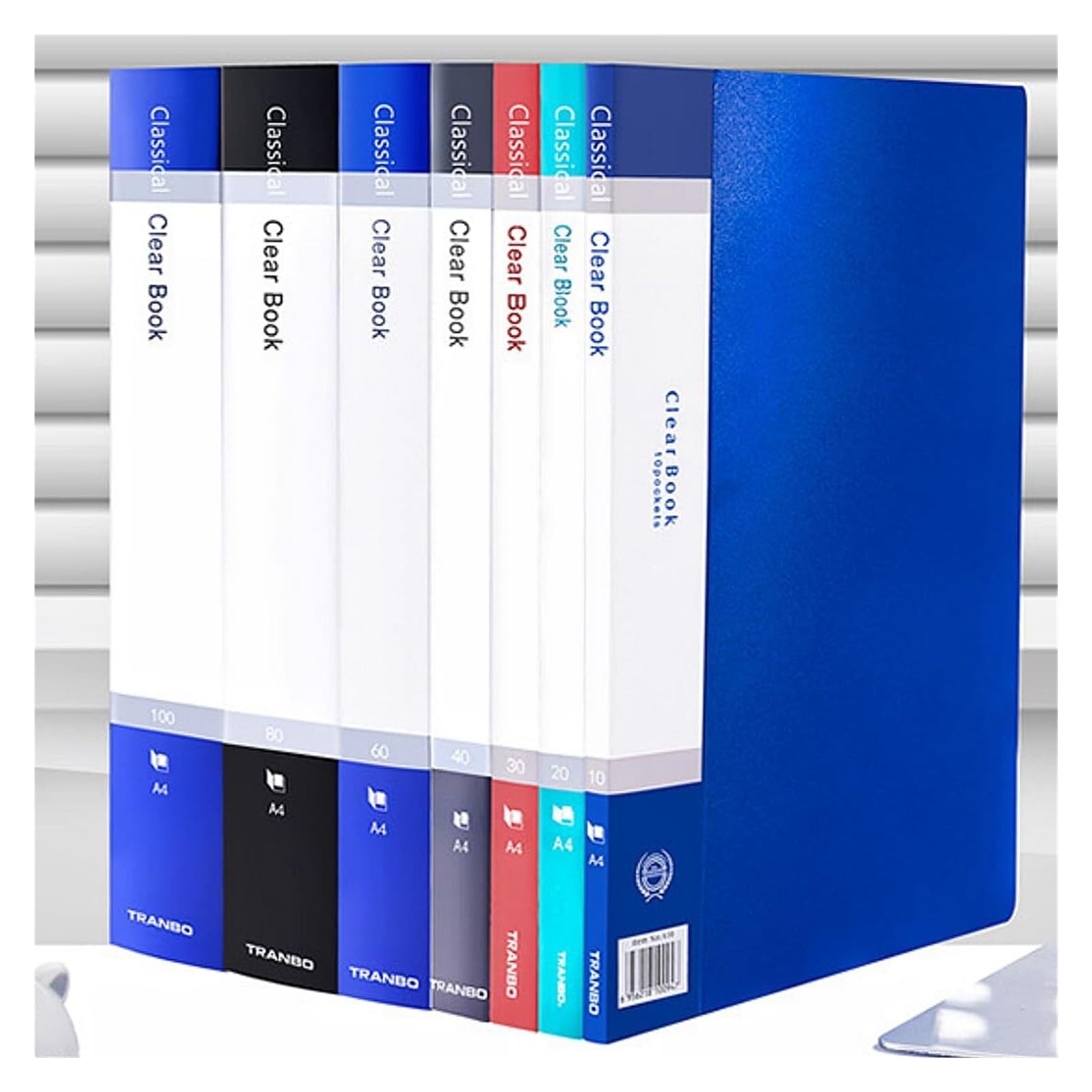 carpeta Carpeta de 40 bolsillos con fundas de plástico
