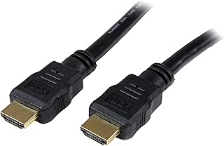 StarTech. Cabo HDMI com 4,6 m - Cabo HDMI de alta velocidade 4K com Ethernet - Vídeo UHD 4K 30Hz - Cabo HDMI 1.4 - Monitores HDMI Ultra HD, projetores, TVs e monitores - Cabo HDMI preto - M/M (HDMM15)