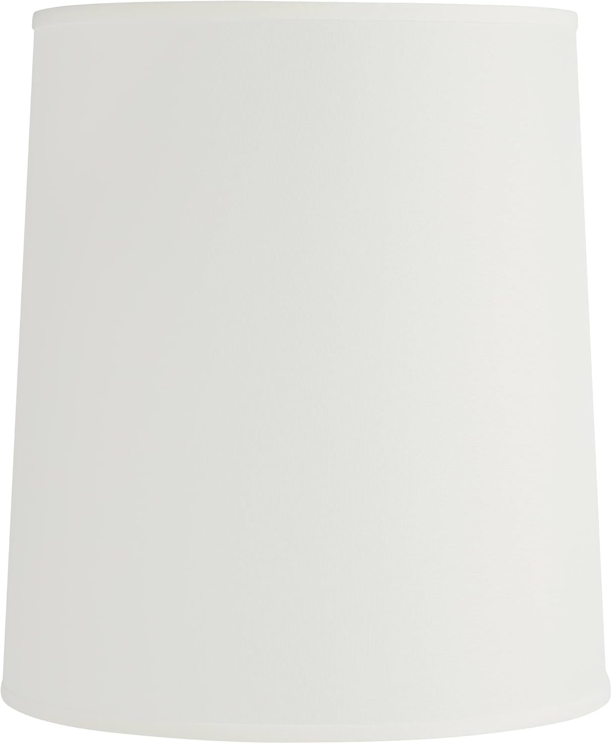 Extra Large Drum Lamp Shade Off-White Fabric 14" Top x 16" Bottom x 18" High Spider with Replacement Harp and Finial Fitting