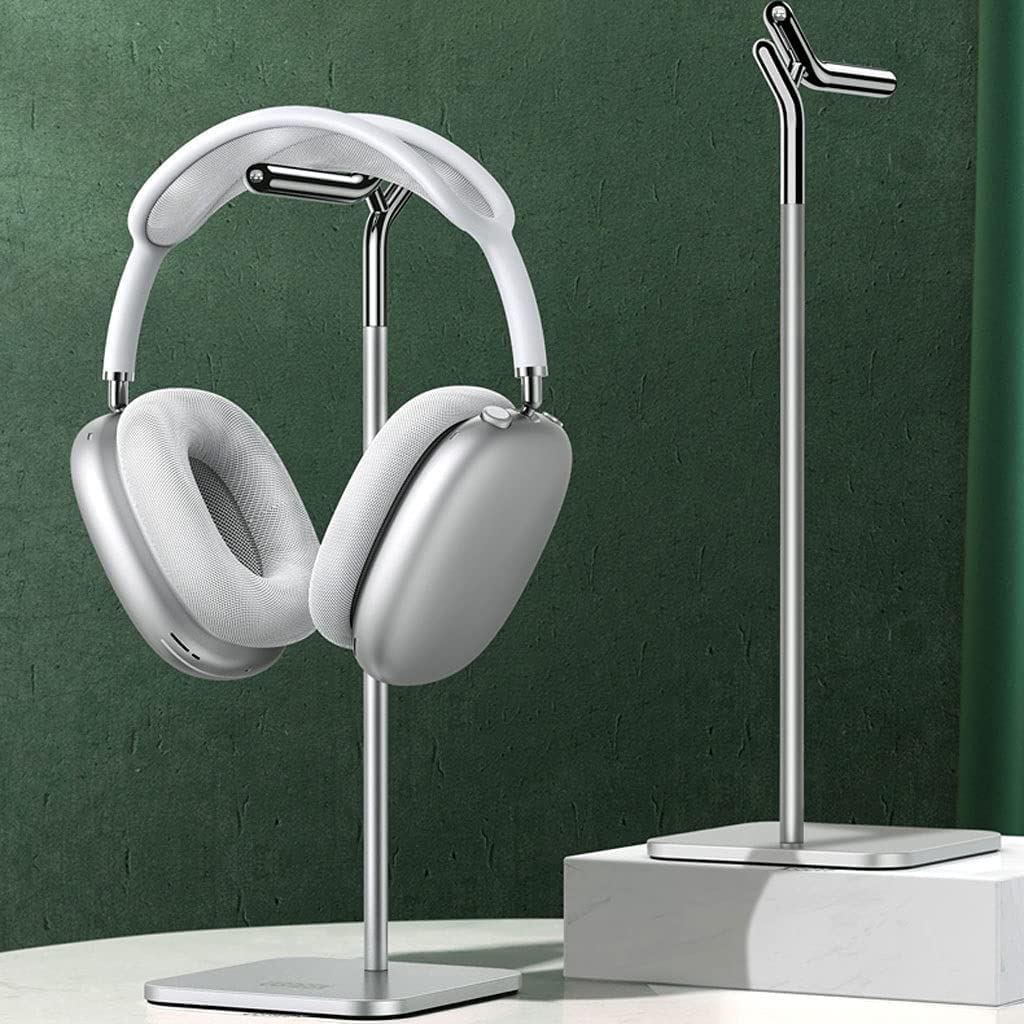 Supporto verticale in metallo per cuffie, supporto per cuffie da tavolo, accessorio multifunzione per cuffie – design elegante e salvaspazio