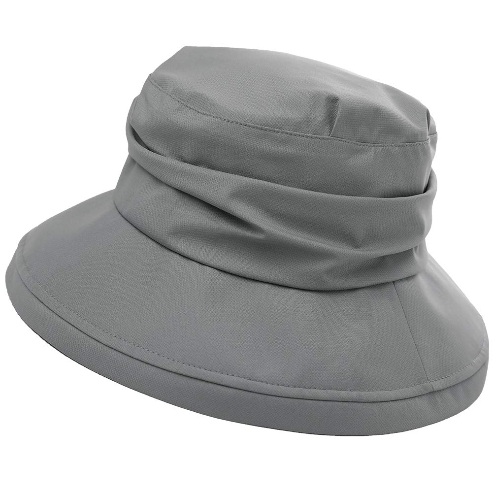 Comhats Sombreros de lluvia unisex 100% impermeables para caminar en bicicleta, visera con correa elástica para la barbilla [quitar la película protectora en ambos lados de la visera]