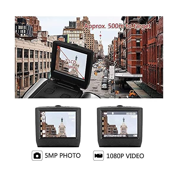 dh-16 5MP 2 Zoll LCD-Digitalkamera-Fernglas Foto- und Videoaufzeichnung Digitales USB-Fernglas mit Kamera zur… – Bild 7