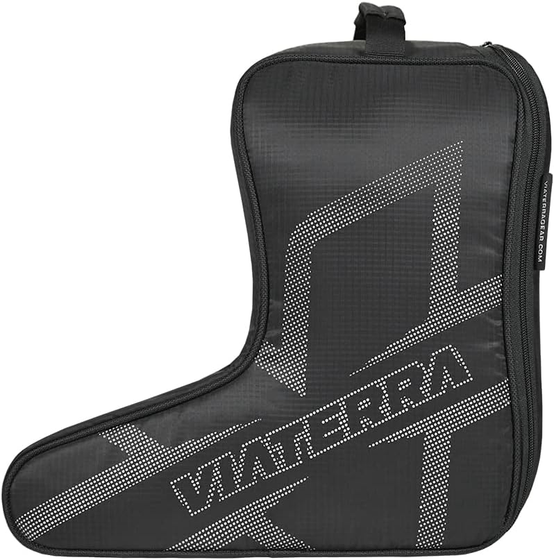 ViaTerra Boot Bag/Shoe Travel Bag for Motorcycle Riding Boots | Compatible for Ankle Length Motorcycle Riding Shoes (Small)