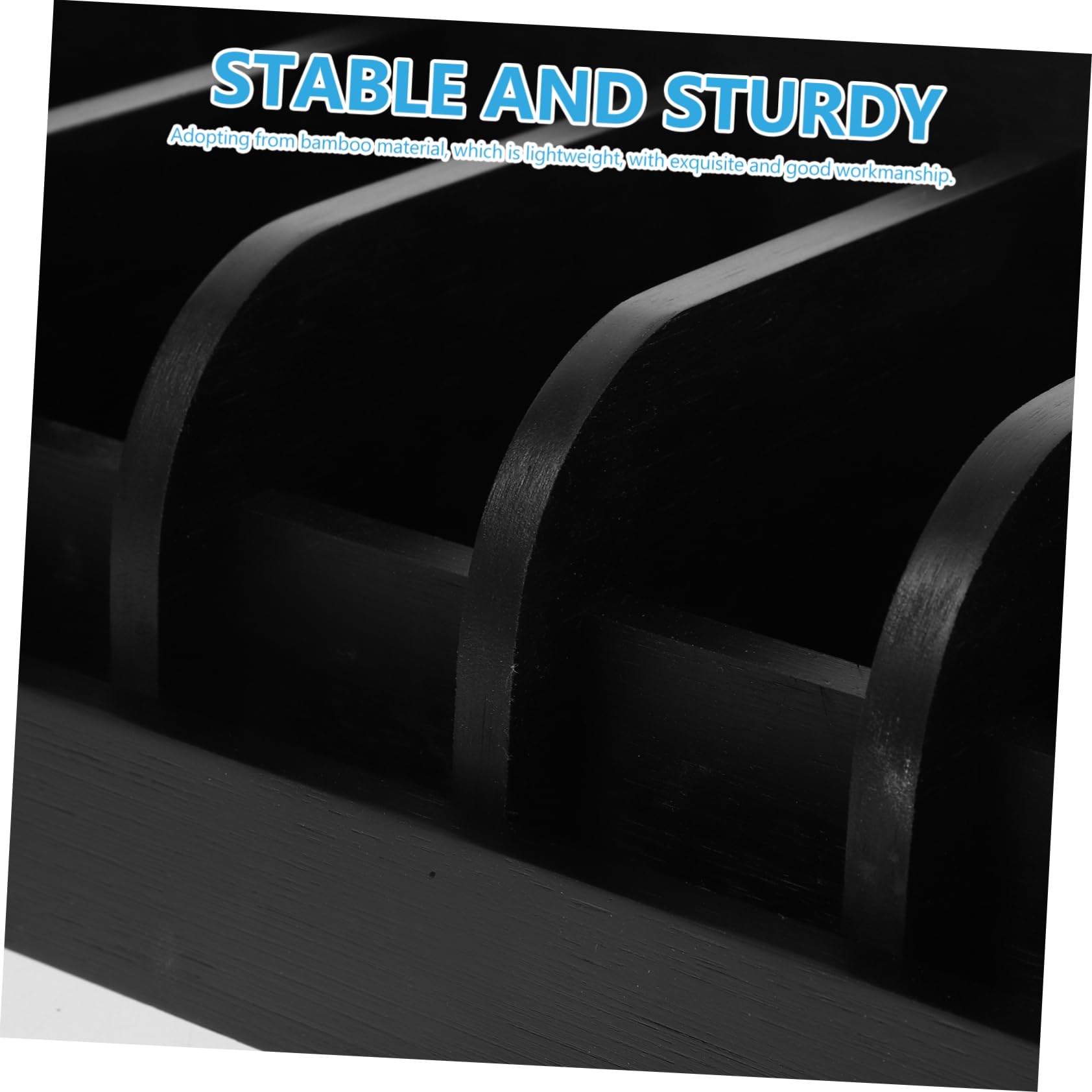 SOLUSTRE Box Belt Organizer Display Shelf Belts Compartment Belt Storage Organiser for Displays Belt Holder Storage Holder Display Case Organizers Belt Storage Holder Belt Rack Black