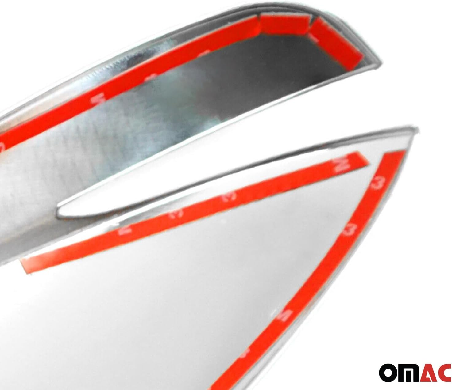 OMAC Side Mirror Cover Caps Fits Mazda CX-5 2017-2025 Chrome Silver 2 Pcs