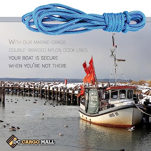 DC Cargo Mall Double-Braided Nylon Dock Lines #TOP15