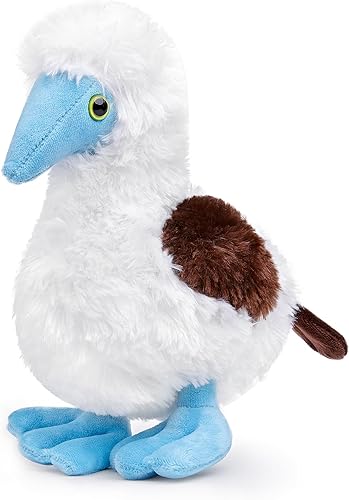 BABY FRANKIEZHOU Juguete de peluche de simulación de piqueros con patas azules, suave y realista, lindo juguete de peluche de 10.62 pulgadas,