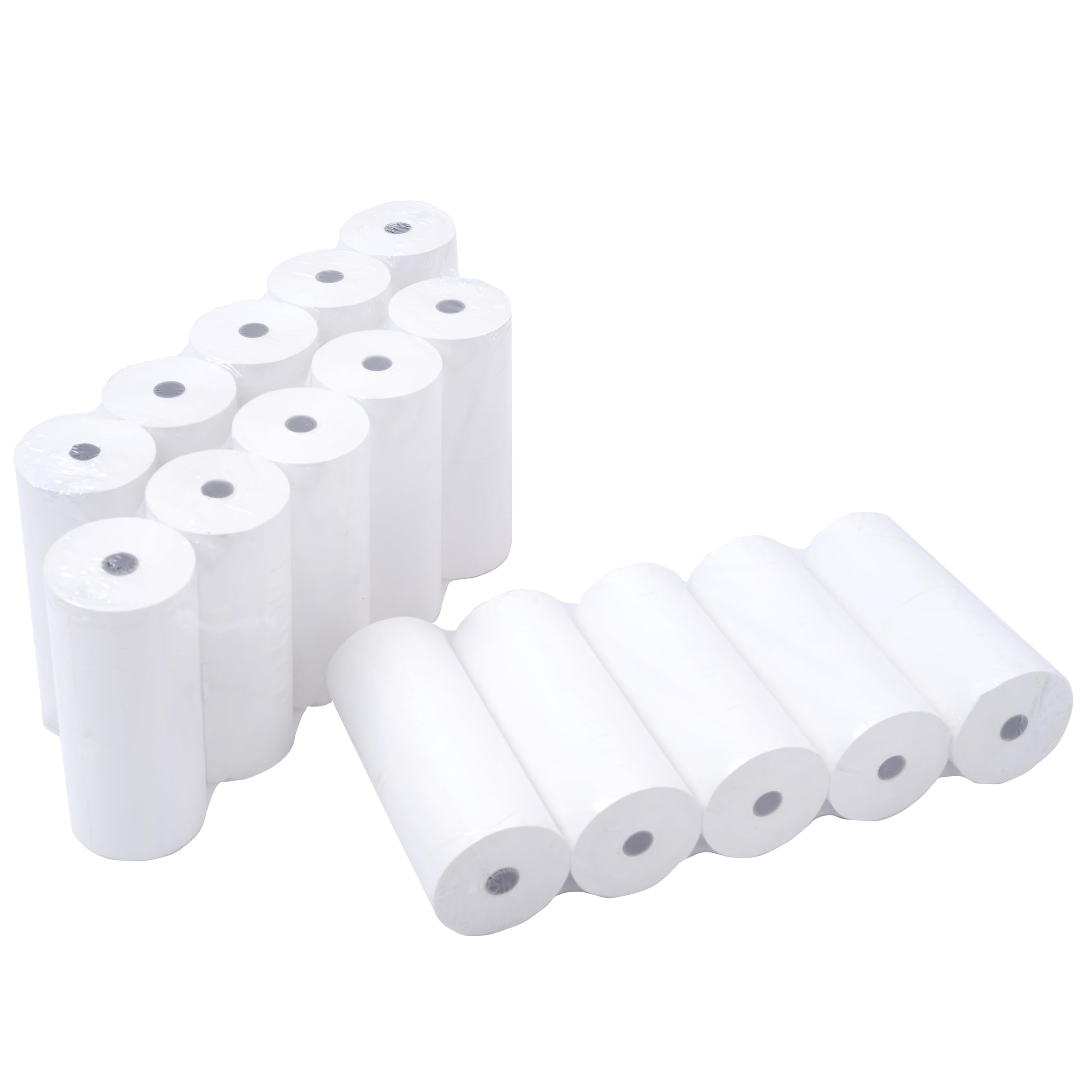 STICKO MATIC 3-1/8 x 230 Thermal Paper Rolls - 50 GSM, Bright White, BPA Free - Easy to Use - Pack of 50 Rolls Per Case