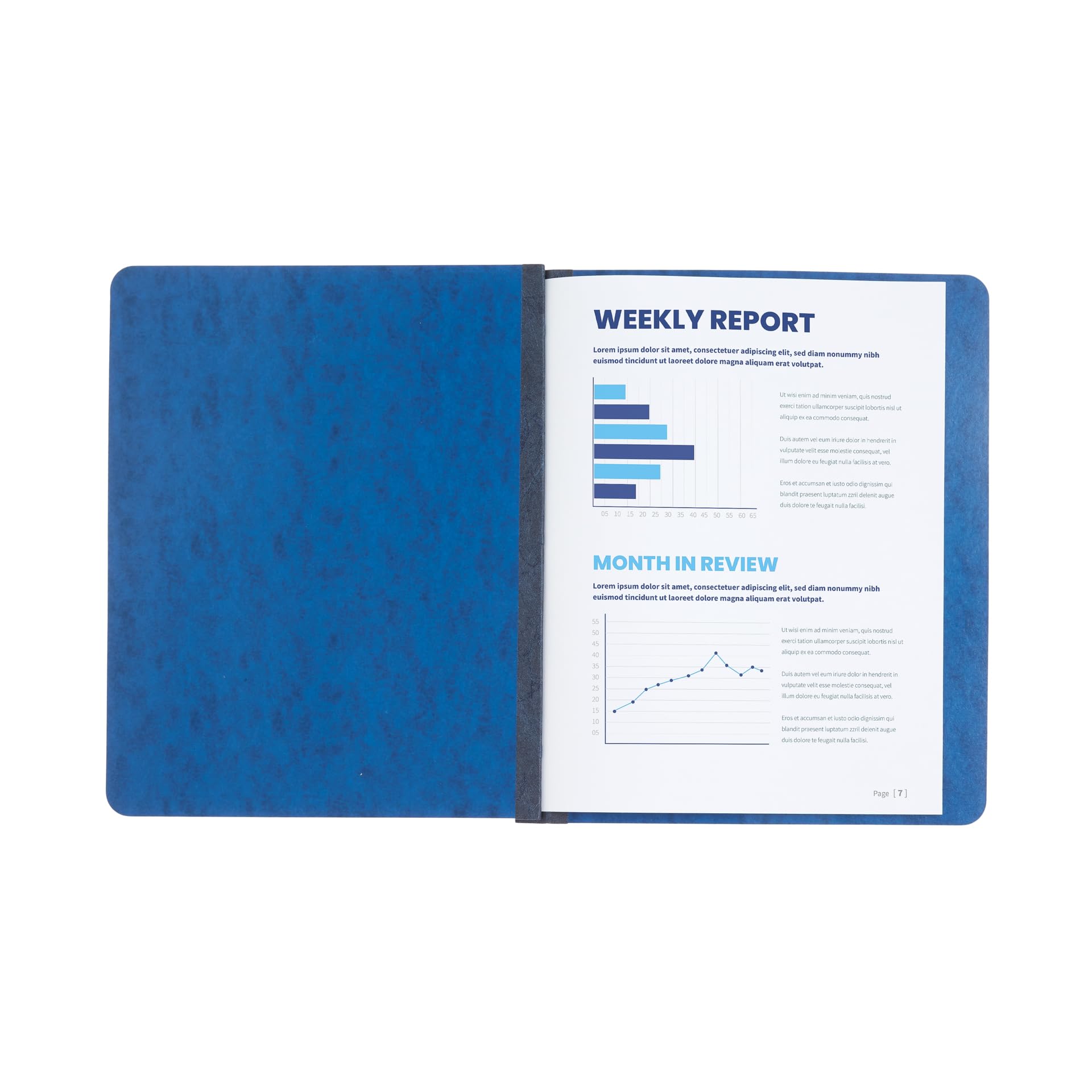 Blue Summit Supplies 25 copertine per relazioni in cartone pressato con elementi di fissaggio, blu scuro, formato lettera, copertina per relazioni, capacità 7,6 cm, confezione da 25