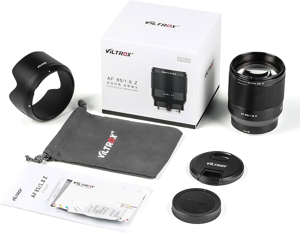 VILTROX 85mm f/1.8 F1.8 STM Full-Frame Portrait Lens Autofocus VILTROX 85mm f/1.8 F1.8 STM Full-Frame Portrait Lens Autofocus