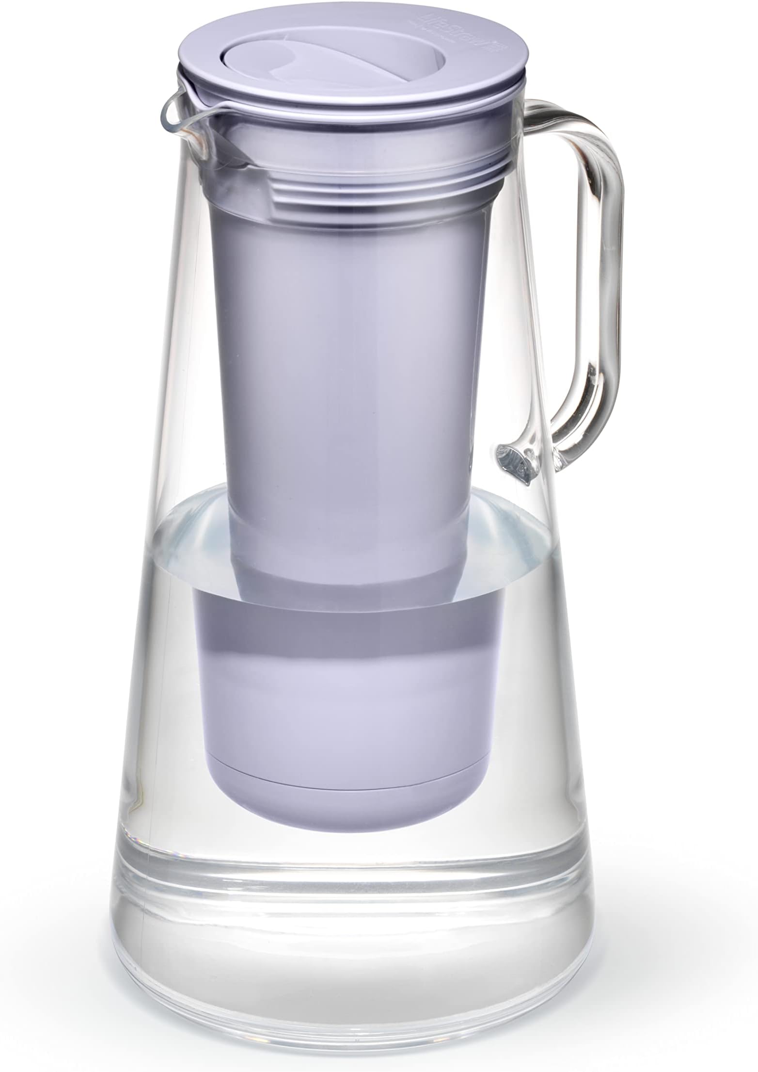 LifeStraw Home – Water Filter Pitcher, 7-Cup, Wisteria, BPA Free Designed for Everyday Protection Against Bacteria, parasites, microplastics, Lead, Mercury, PFAS, and a Variety of Chemicals