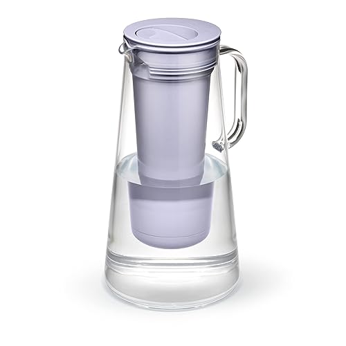 LifeStraw Home  Jarra de filtro de agua, 7 tazas, Wisteria, sin BPA Diseñada para protección diaria contra bacterias, parásitos, microplásticos,