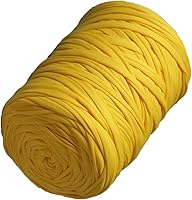 Vista 7 de Hilo de camiseta de 130 yardas, tejido de ganchillo de tela de ganchillo, hilo de camiseta de color sólido para principiantes de ganchillo