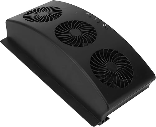 Miniatura 5 de Ventilador de coche, ventilador de escape de automóvil de 4000 RPM, 3 ventiladores con 2 niveles, con tira adhesiva, elimina el olor peculiar de