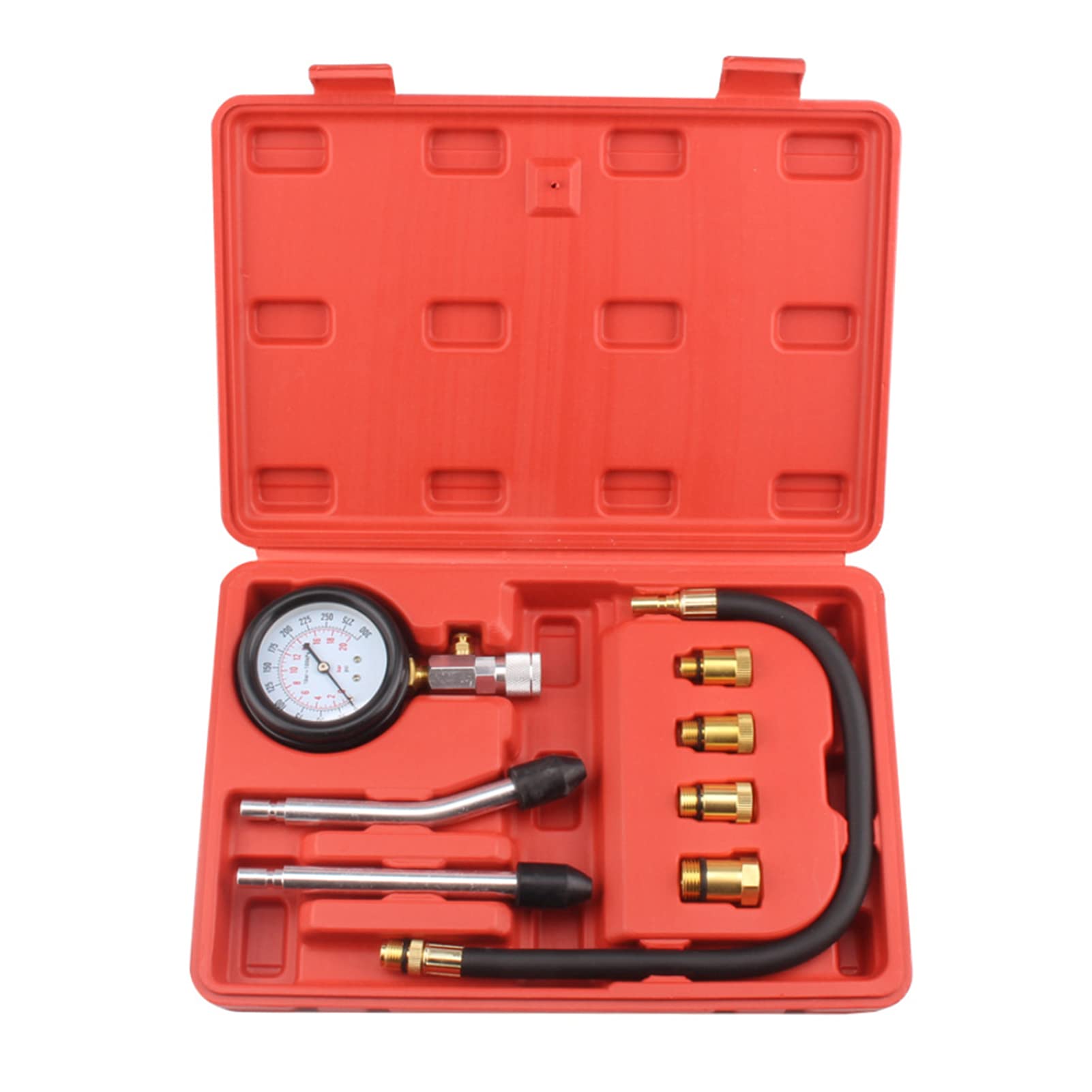 Irfora Kit di test di compressione per motori a benzina, per motore, per riparazione di moto