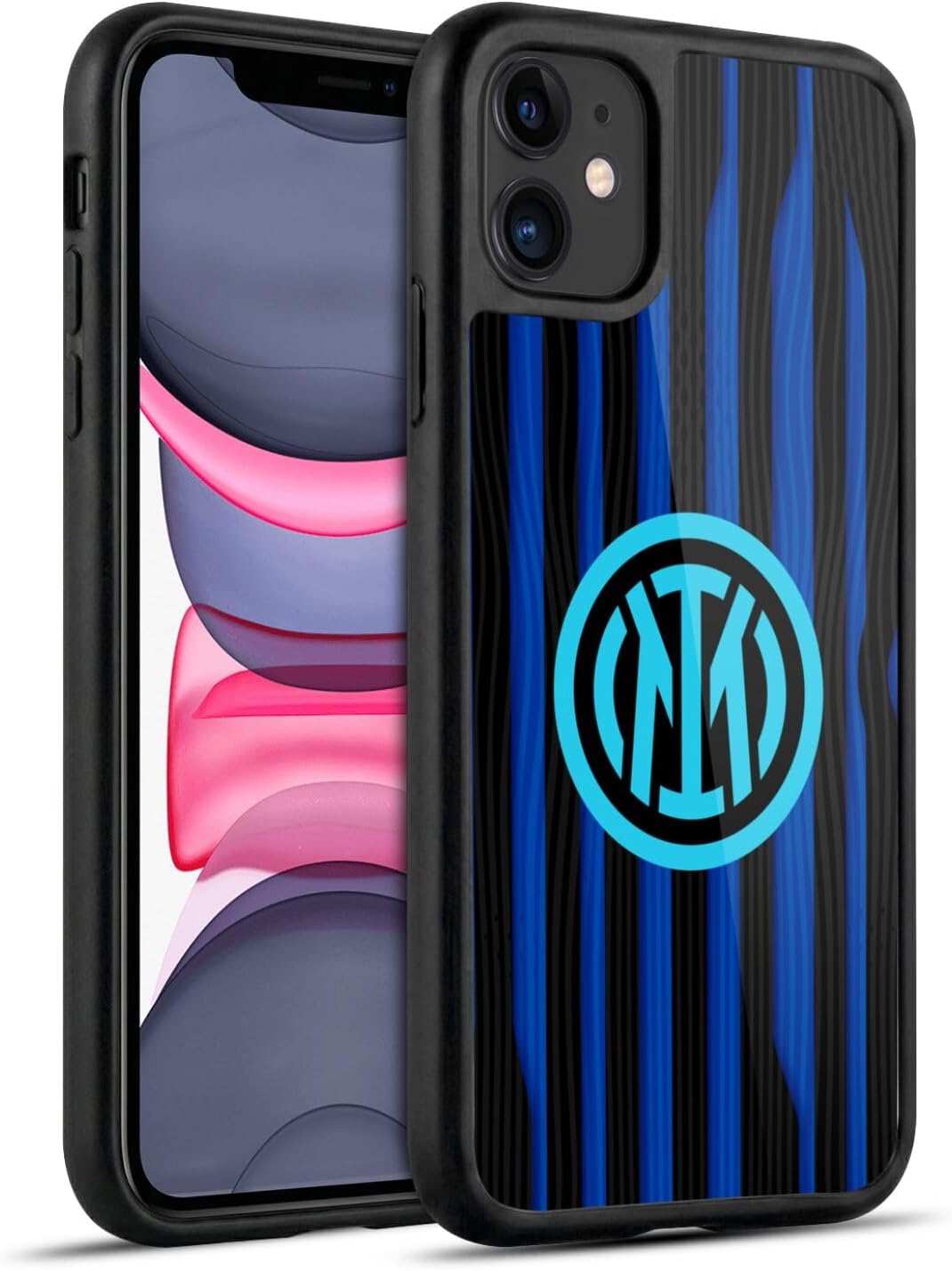 Head Case Designs Officially Licensed Inter Milan Home 2025/26 Crest Kit Gel Armor Case [Military Grade Drop Protection] Compatible with Apple iPhone 11