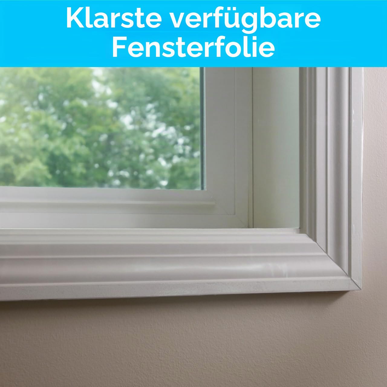 3M Innenfensterisolierung, Isolator-Kit für 5 Fenster, 0,9 m x 1,5 m, hält kalte Luft draußen und warme Luft hinein, inklusive Wärmeschrumpf-Fensterfolie und Scotch-Fensterfolien-Montageband (2141W-6)