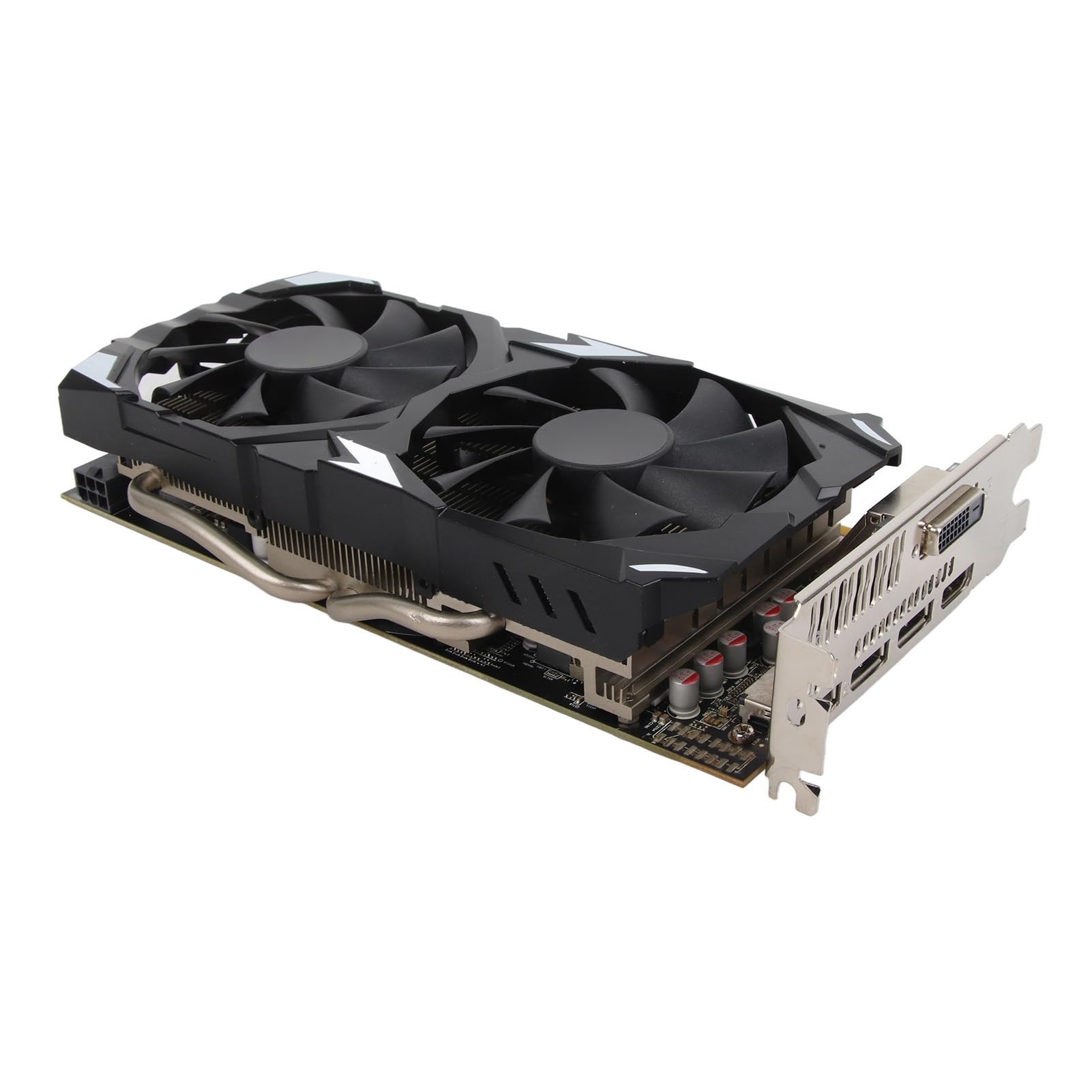 Acouto RX580 8 GB GDDR5 -Grafikkarten 256 -Bit -Support 3 DVI HD Multimedia Interface DirectX 12 Grafikkarten mit 2 Cooling -Lüfter RX580 8 GB GDDR5 256bit Die Unabhängigen Lüfter