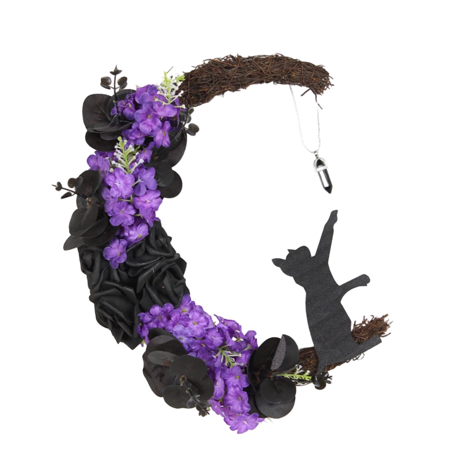 carotoe Floral Wreath Door Hanger Seasonal Home Decor Art for Year Round Festive Celebration and Indoor Wall Display Wreath Door Hanging Decoration