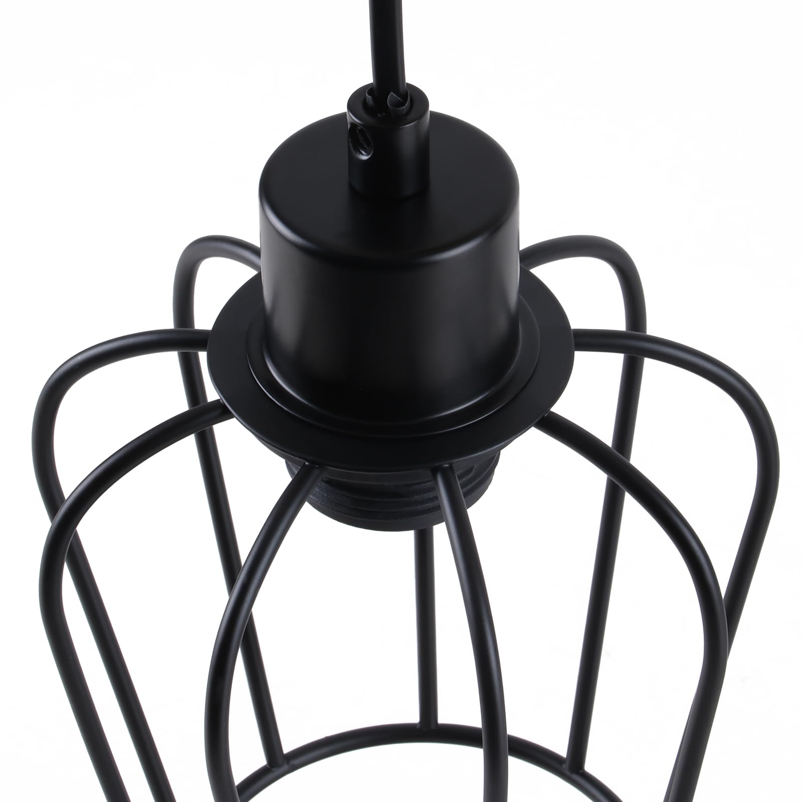 ZMH 2er Lámpara de mesa vintage de madera para salón: Lámpara de noche negra industrial de metal, casquillo E27, estilo retro para dormitorio, hotel - Sin bombilla