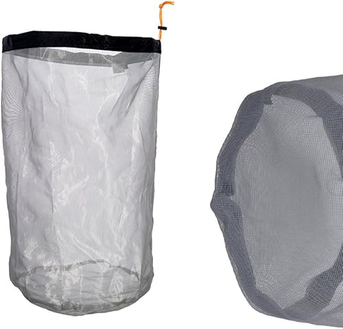 Miniatura 4 de RiToEasysports Bolsa de malla, bolsa de malla ultraligera con cordón, bolsa de viaje al aire libre, senderismo, camping, bolsa de almacenamiento