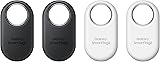 Samsung Galaxy SmartTag2 - Anti-Verlust Bluetooth-Tag für Handy - 4 Pack 2 Schwarz, 2 Weiãÿ - 1