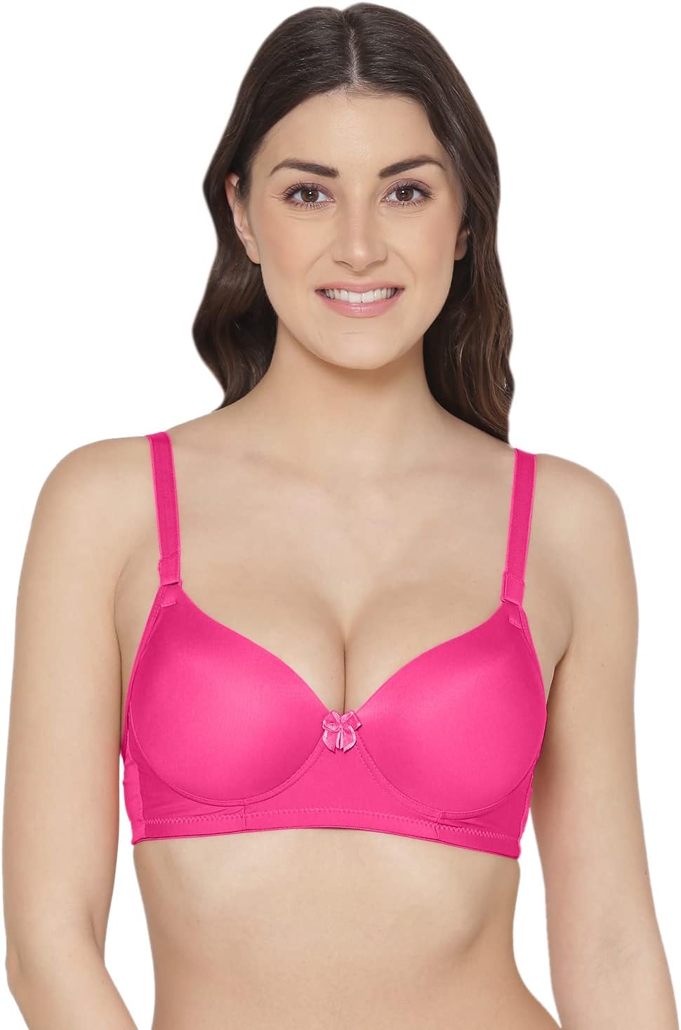 Tweens - Heavily Padded Super Push-Up Bra - Balconette - Polyamide Fabric - 3/4th Coverage, Multiway Straps, Wireless, Seamless - T-Shirt Bra