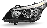 Vista 7 de AKKON - Compatible con faros delanteros de proyector con borde LED OE para BMW E60 E61 serie 5 modelos HID 2008-2010 con AFS - Lado derecho