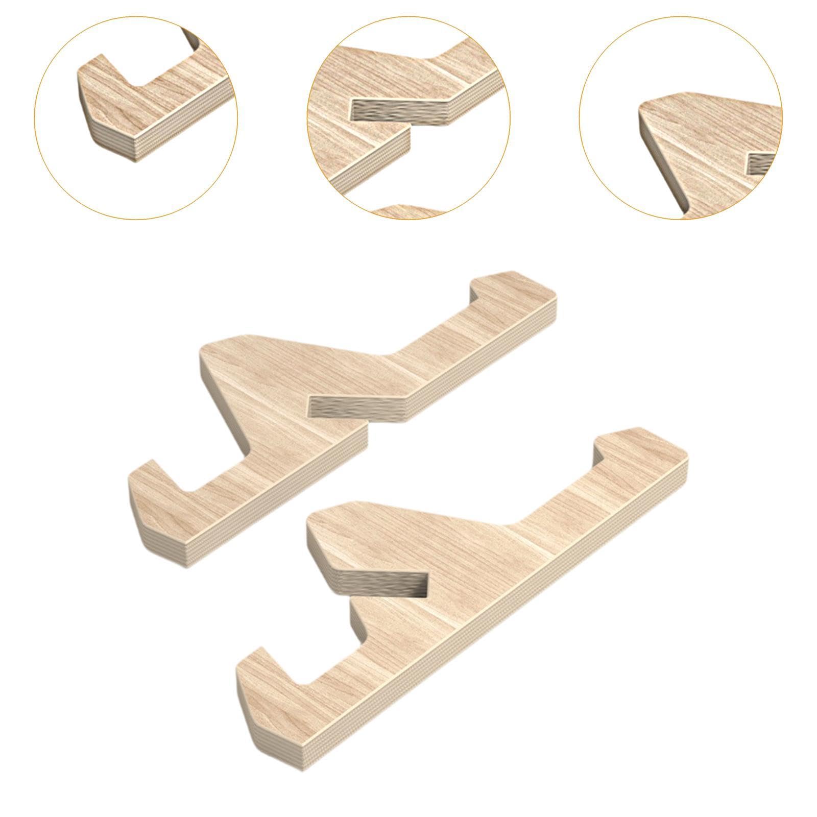 QSTDGVPW Skateboard Storage Rack Longboard Holder Easy Assembly Simple Fashion Wooden Snowboard Stand Surfboard Display Rack for Club