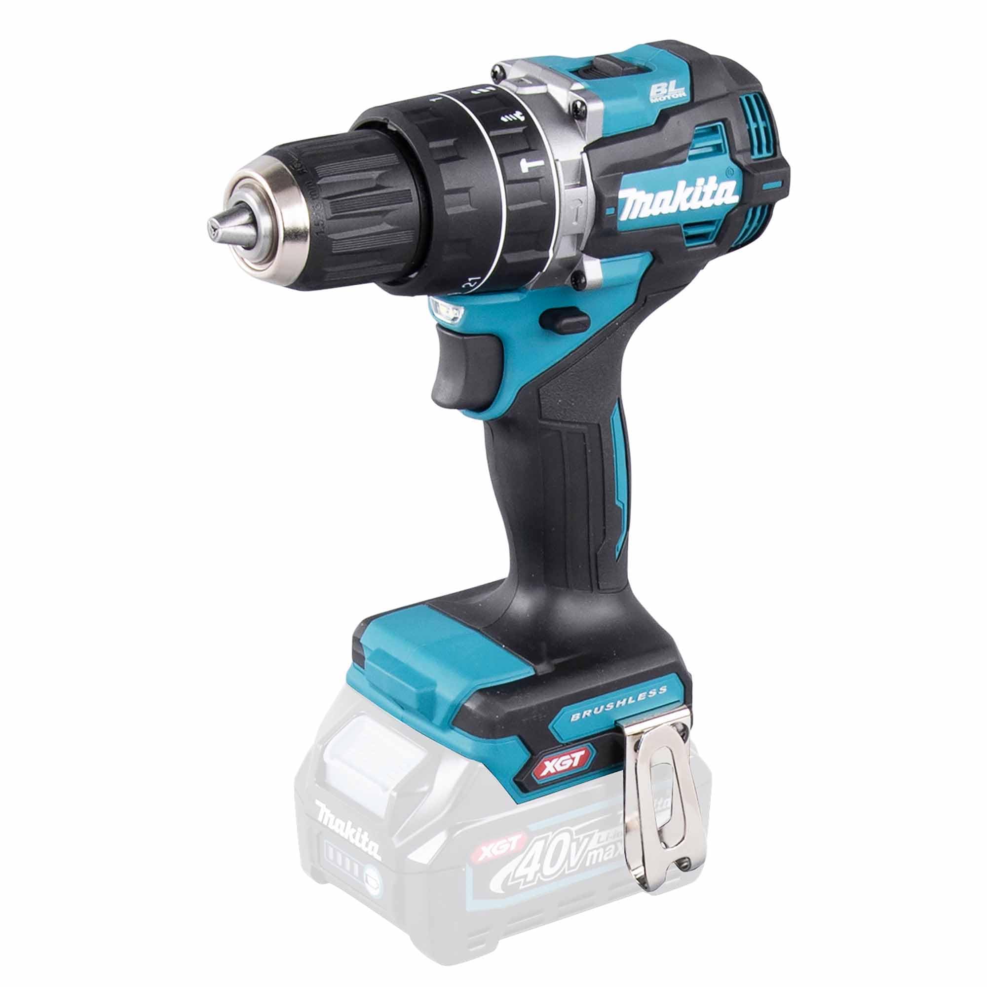 Makita HP002GZ01 - Taladro combinado sin escobillas XGT de iones de litio de 40 V máx. suministrado en una funda Makpac, baterías y cargador no incluidos
