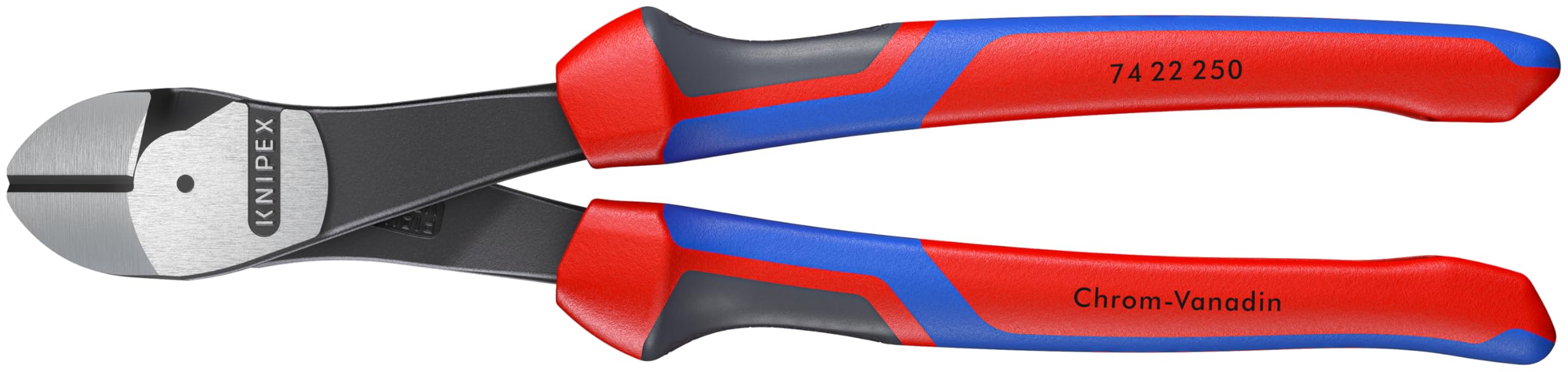 Knipex 7422250sba 25,4 cm haute Pince coupante diagonale de coudé – Prise en main confortable, 7422250SBA