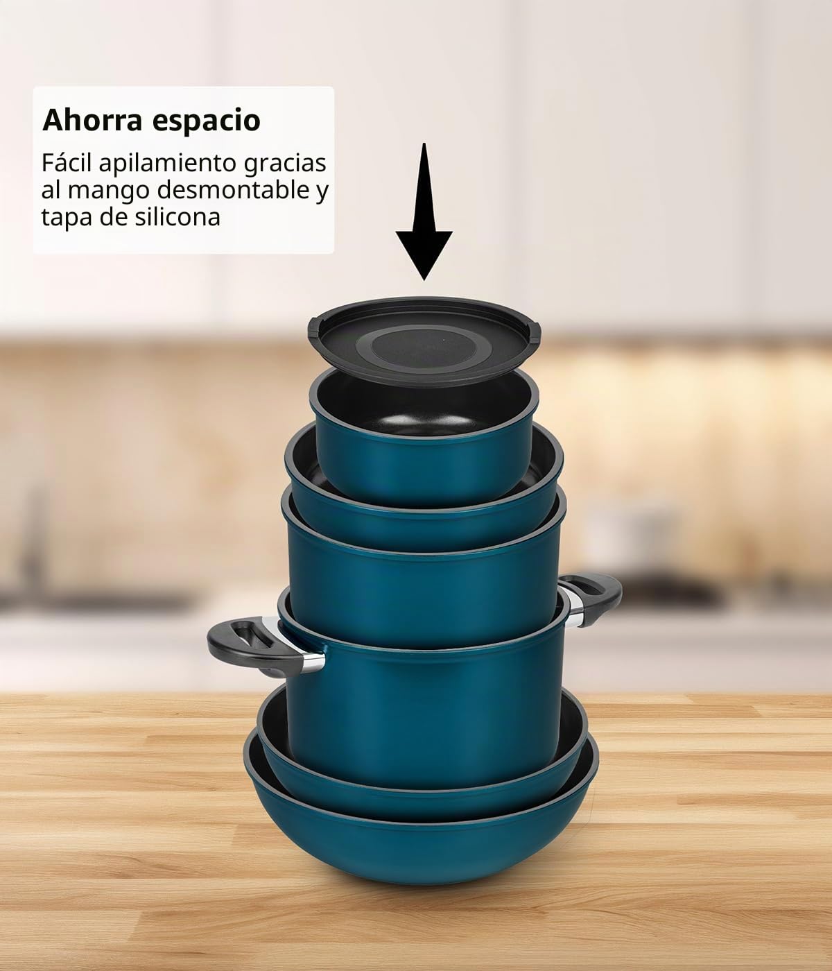 Kelton - Batería de cocina (27 piezas)