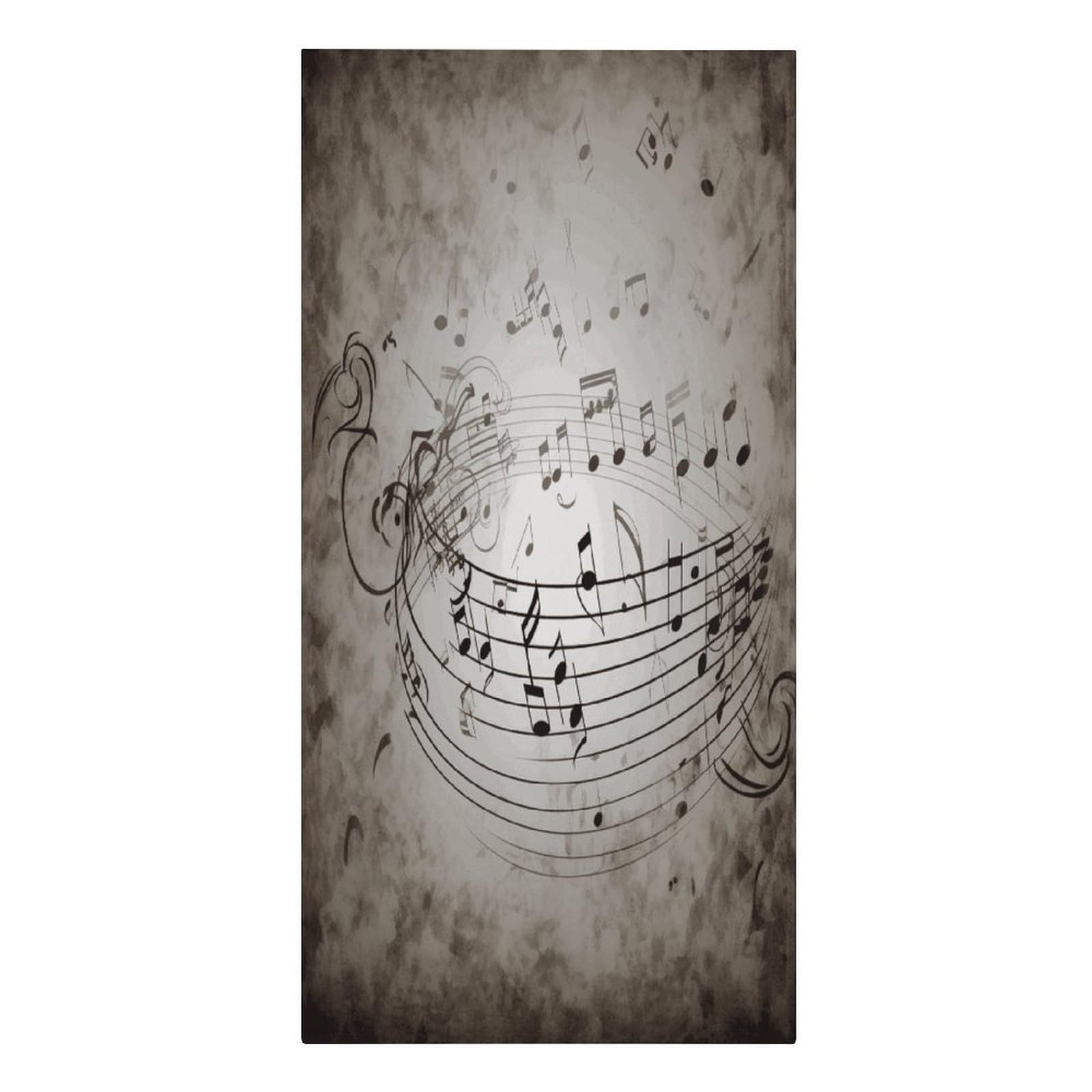 Fekiloot Men's Style Music Note Wall Large Beach Towel, Travel Towel For Adults Wo, Pool Towels For Beach, Camping, Swim Pool, Gym, Sports& Yoga 61.4"X30.3"
