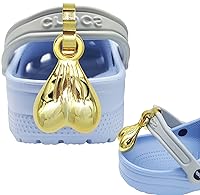 Vista 1 de YIPUKIYI Croc Nuts Croc charms 2 Pack Corc Balls Noticeable Crocs Accessories Decorative Shoe Charms for Shoe Buckle GOLD