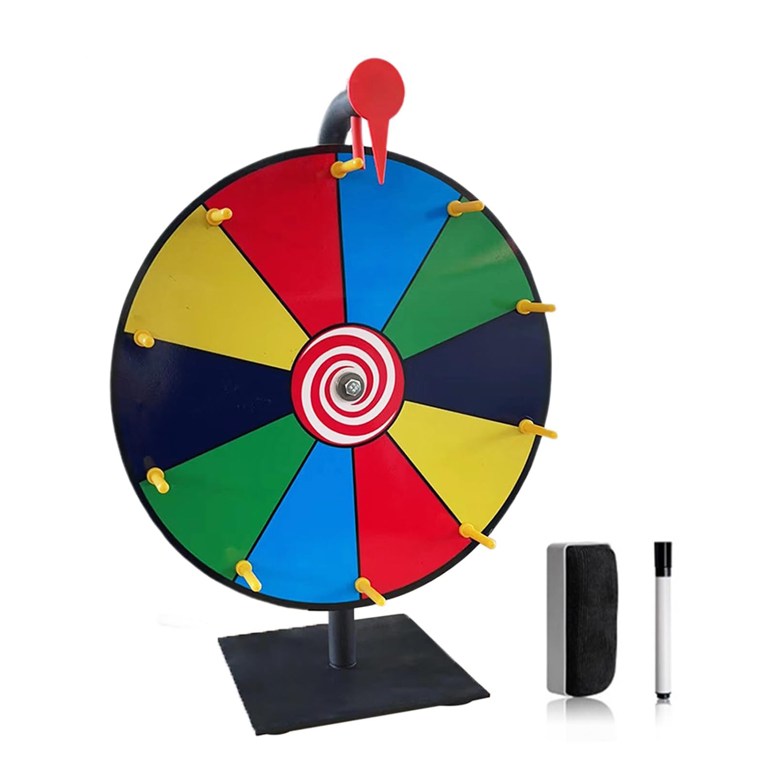 Roue de loterie de 30cm pour animer un stand de fête de carnaval