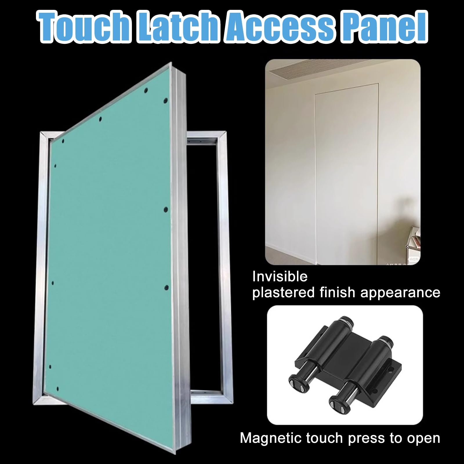 Trampilla Pladur Panel De Acceso Extragrande 1000 1200 1500 1600 1800 MM Alto, con Cerradura para Tapar Orificios De Inspección De Pared, Ideal para Ocultar Cables, Medidores(WxH 30x100cm)