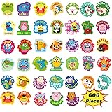 Reward Stickers for Kids,600PCS Motivational Stickers for Teachers Stickers Packs,Cute Animal Reward