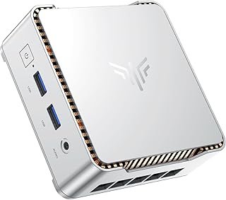 NiPoGi Essenx E2 Mini PC W-11 Pro, Ιntel Alder Lake-N95(jusqu'à 3,40 GHz), 16 Go DDR4 512 Go M.2 SSD Mini Ordinateur de Bureau, Double WiFi, HDMI, DP, Double écran 4K Tour PC pour l'école/Bureau.